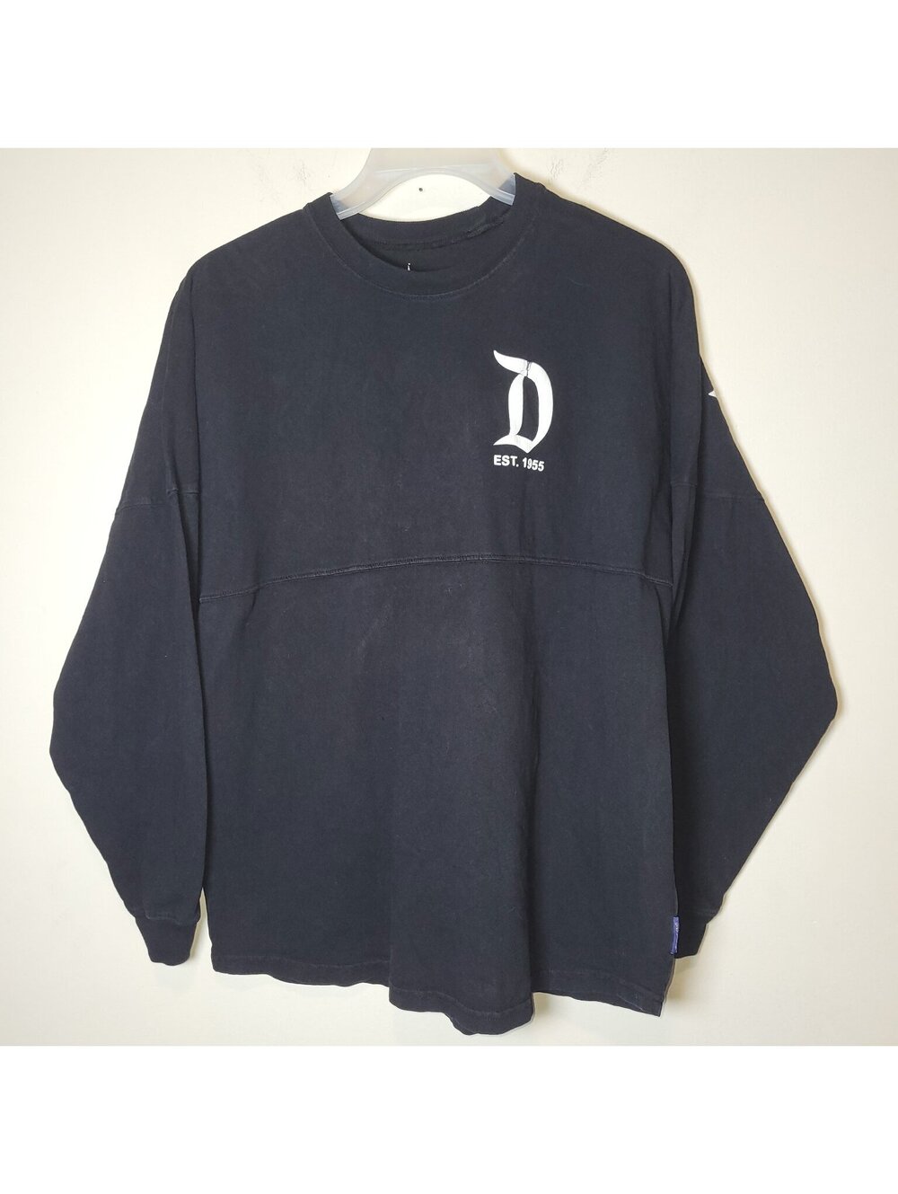 Disney Parks Spirit Jersey Disneyland Resort Black Long Sleeve T-Shirt M READ